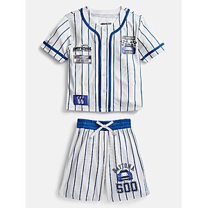 NASCAR Boys Baseball Jersey & Matching Shorts Set $6.85 