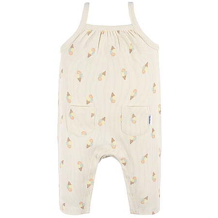 Gerber Baby Girl Long Leg Romper, Sizes Newborn - 24 Months $3.52 at Walmart