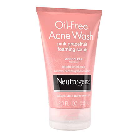 $3.5 WM Cash + Neutrogena Oil-Free Pink Grapefruit Acne Wash Face Scrub, 2 fl. oz