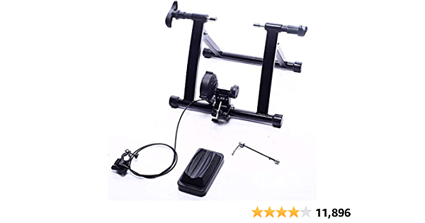 BalanceFrom Bike Trainer Stand Steel Bicycle Exercise Magnetic Stand with Front Wheel Riser Block - $24.99