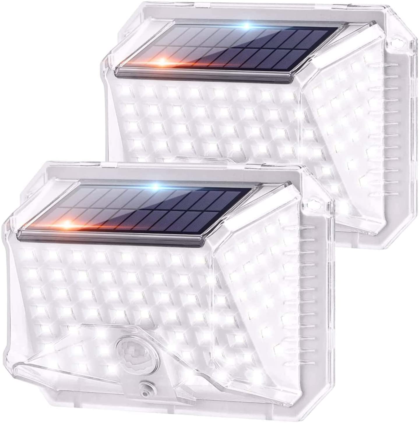 2 Pack Outdoor Solar Lights W/ Wireless Motion Sensor $15.39 + Delivery(free w/ prime)