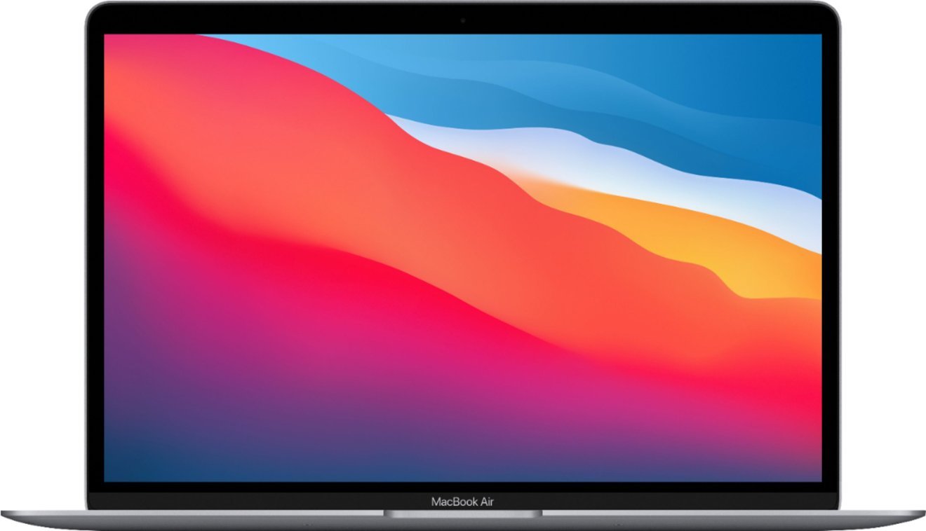 MacBook Air 13.3" Laptop - Apple M1 chip - 8GB Memory - 256GB SSD - Space Gray $749.99