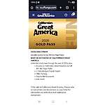 Gold Season Pass for 2025 AND 2026 for ALL 40+ Six Flags Parks $75