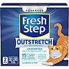 [Prime] 32 lbs. (2 x 16 lb. Box) Fresh Step Outstretch Advanced Long Lasting Clumping Litter Simply Unscented, Activated Charcoal $15.55 w/ S&amp;amp;S + Free Shipping w/ Prime