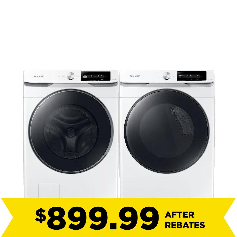Howards Samsung Washer And Gas Dryer Front Load 899 99 After Rebates 