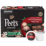30-Count Peet's Coffee K-Cup Pods for Keurig Brewers (Peppermint Mocha) $18