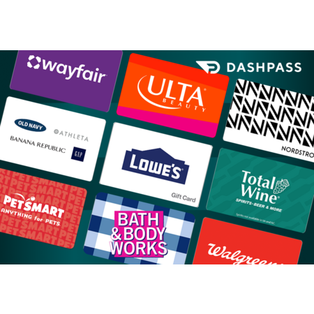 DoorDash DashPass Members: Up to 15% off Select Retail eGift Cards (Ulta, PetSmart, Ace Hardware & More) $85