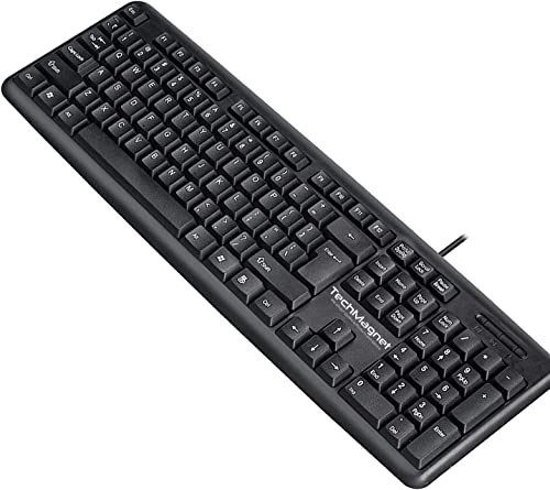 TM Wired Full-Size Keyboard USB-A Renewed $3.94