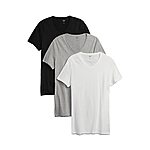 3-Pack Men's GAP V-Neck T-Shirt (Multi, S) $12 &amp; More