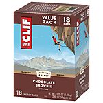 CLIF BAR - Chocolate Brownie Flavor - Made with Organic Oats - Non-GMO - Plant Based - Energy Bars - 2.4 oz. (18 Pack) $15.03