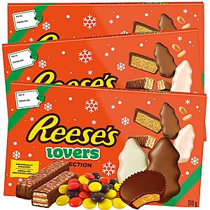 3-Pack of Reese's Christmas Chocolate Candy Gift Box for $  9.99