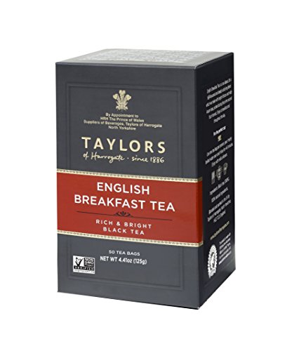 Taylors of Harrogate, Black Tea (English Breakfast, 50 Count) [$4.73]