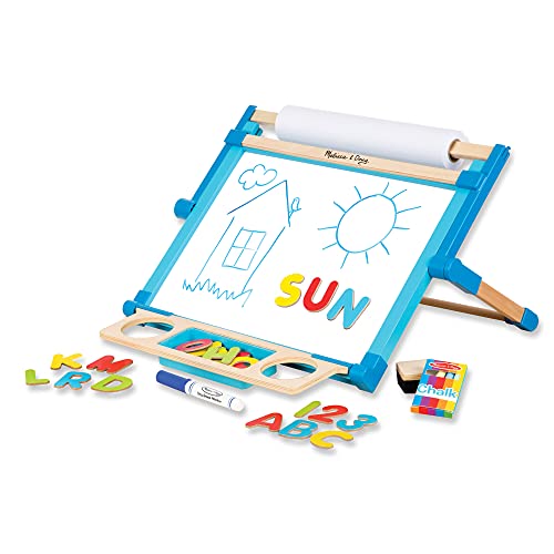 Melissa & Doug - Deluxe Double-Sided Tabletop Easel (e-Commerce Packaging) [$15.31, 68% off]
