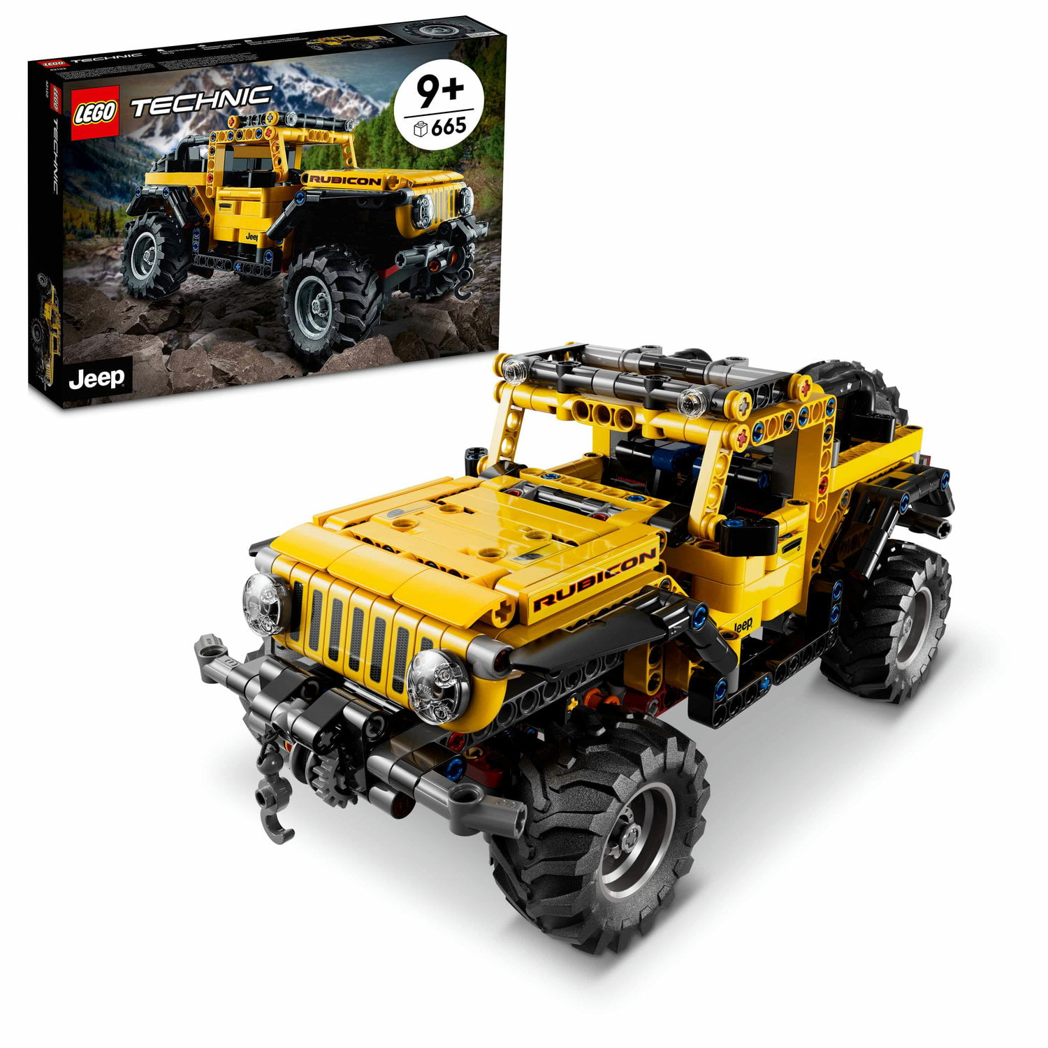 665 Pcs - LEGO Technic Jeep Wrangler 42122 for $40
