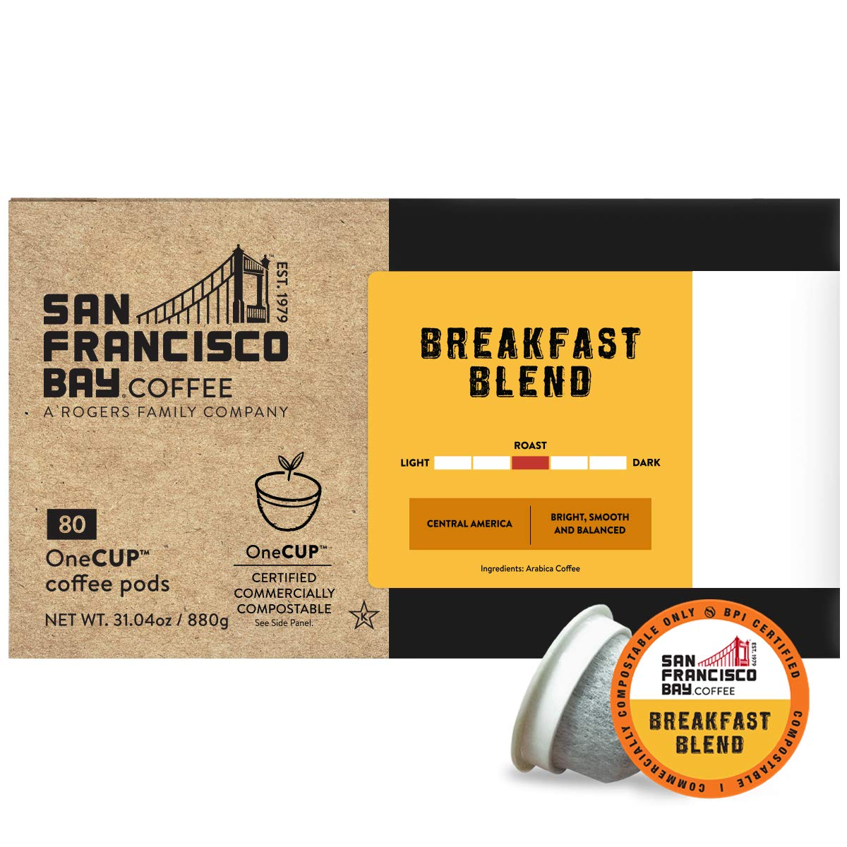 50% off Select San Francisco Bay 80ct Coffee Pods (Keurig Compatible) w/ Subscription $18.5 at Amazon