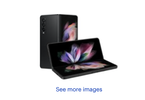 BestBuy | YMMV | Open Box Excellent | Samsung - Galaxy Z Fold3 5G 256GB (Unlocked) - Phantom Black - $385 | 256GB | Unlocked | StorePickup only
