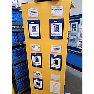 WMT | $500 Gift card with Iphone 16 Pro and $300 Gift Card with Iphone 16 | New line activation on Verizon or ATT | Starting 11/14 $999