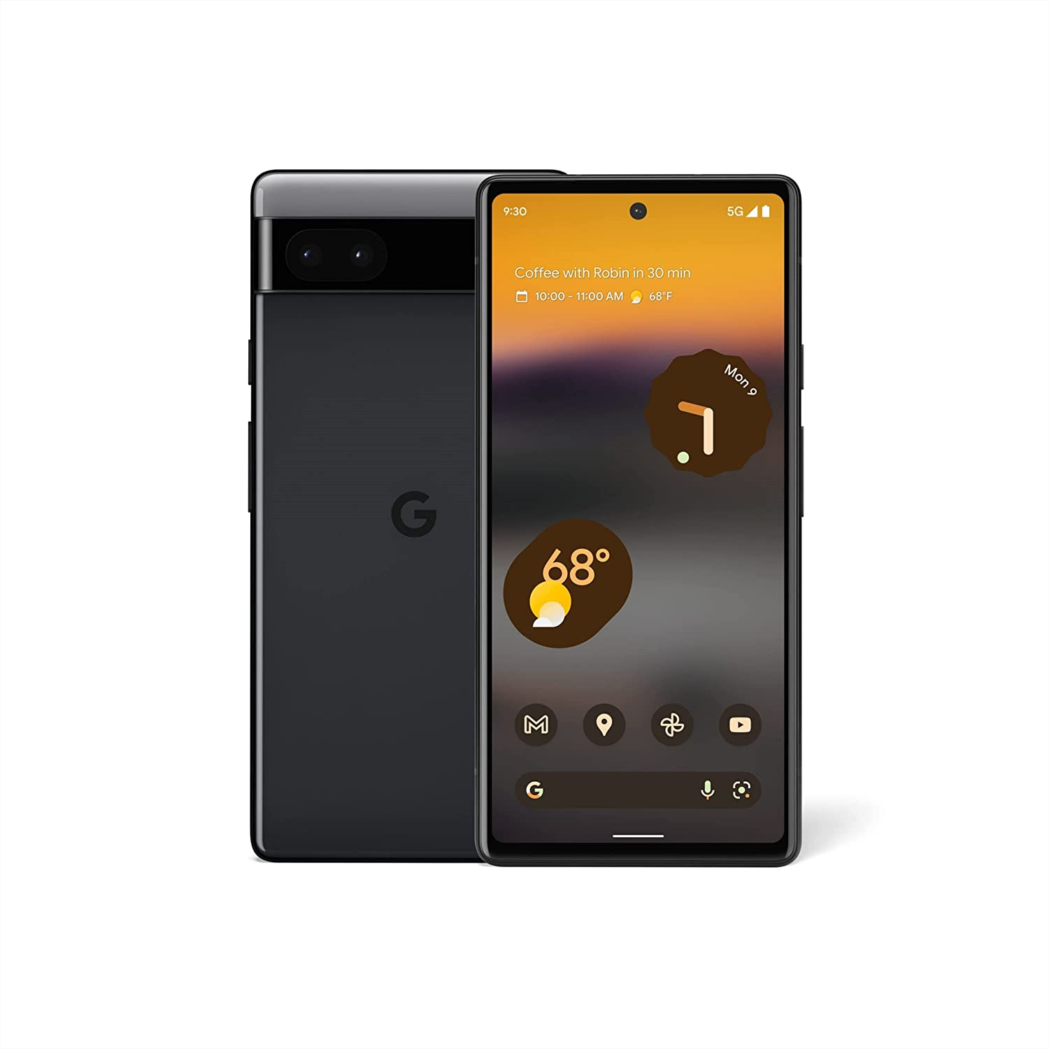 Google Pixel 6a - 5G Android Phone - Unlocked Smartphone with 12 Megapixel Camera and 24-Hour Battery $399