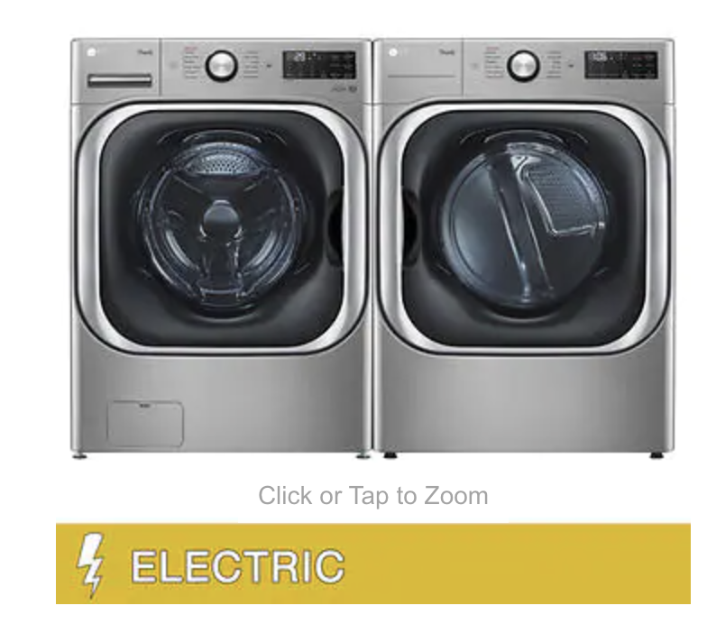 LG Washer and Dryer Costco 2099.99