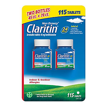Claritin 24-Hr Non-Drowsy Allergy Tablets, 115 ct. - $23.99