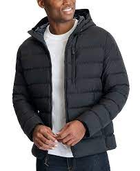 MICHAEL KORS Men's Hooded Puffer Jacket, Multiple Colors & Sizes Available- $74.99 + FS