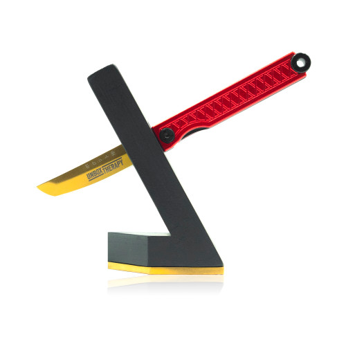 StatGear Unbox Therapy Pocket Samurai Knife & Desk Stand (Black or Red) $16.99 + Free Shipping