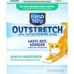 2 x 26 lbs. Fresh Step Outstretch Simply Unscented Cat Litter, $20.53 + Free Shipping