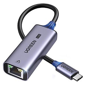 UGREEN 2.5Gbps USB-C-이더넷 어댑터 $15.99 이상 + 무료 배송