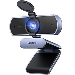 Prime Members: UGREEN 2K PC Webcam Ultra HD 1080P w/ Microphone $20.75 & More + Free S&H