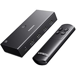 UGREEN HDMI Switch 3 in 1 Out 4K@60Hz $14.87 & More + Free Shipping