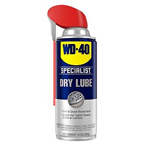 10-Oz WD-40 Specialist Dry Lube Spray w/ Smart Straw $6.50 + Free Shipping w/ Prime or on $35+