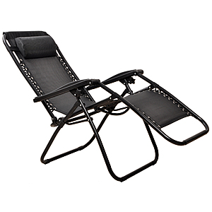Everyday Essentials Adjustable Zero Gravity Lounge Chair Recliners