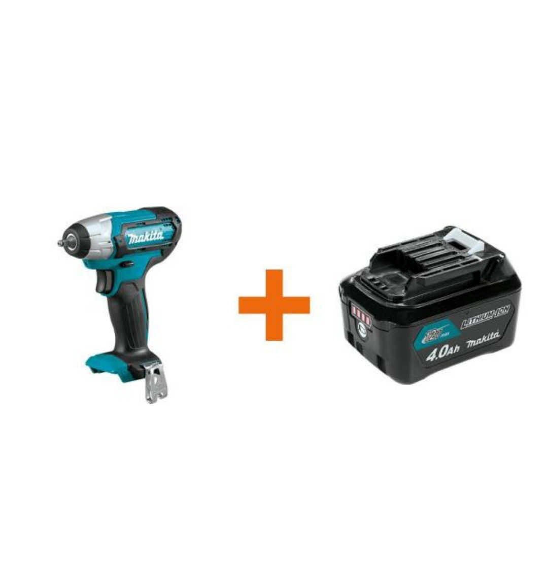 Makita 12 Volt Max Cxt Lithium Ion Cordless 1 4 In Sq Drive Impact Wrench With Bonus 12 Volt Max Cxt 4 0ah Battery 99