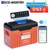 ECO-WORTHY 12.8V 100AH LiFePO4 Lithium Battery w/ Bluetooth SOC + Data Collector  $163.20 + Free Shipping
