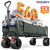 51.2&amp;quot; Vecukty 250L Heavy-Duty Collapsible Cart (560lb Capacity) $66.30 + Free Shipping