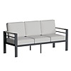 Prime Members: Bestier 3-Seat Aluminum Outdoor Patio Sofa w/ Cushions (Gray)  $143 + Free Shipping