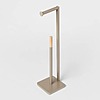 Brightroom Freestanding Toilet Paper Holder Stand (Brushed Nickel) $8 + Free Shipping