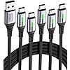 5-Pack INIU USB to C Fast Charging Cables (Various Lengths) $7.60 + Free Shipping w/ Prime or $35+ Orders