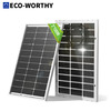 2-Count EcoWorthy Bifacial 100W 12V Monocrystalline Solar Panels $76.50 + Free Shipping