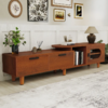 Yitahome Mid-Century 54&amp;quot;-65&amp;quot; Extendable TV Stand w/ 2 Drawers, Cabinet &amp;amp; Adjustable Corner $92 + Free Shipping