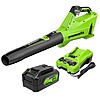 Greenworks 24V 110MPH / 450 CFM Cordless Leaf Blower w/ 4.0Ah USB Battery &amp;amp; Charger $82.85 + Free Shipping