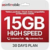 Infimobile 1-Month 15GB Data + Unlimited Talk &amp;amp; Text Prepaid SIM Card $7.50 + Free Shipping w/ Prime or $35+ Orders