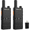 2-Pack Retevis B3B Mini USB-C Rechargeable Walkie Talkies $13.40 + Free Shipping w/ Prime or $35+ Orders