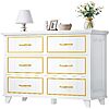 47&amp;quot; x 33&amp;quot; DWVO 6-Drawer Wooden Dresser w/ Built-In Charging Station $111.85 + Free Shipping