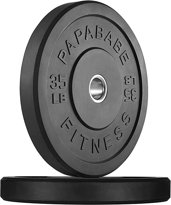 2-Pack 35lb Premium Olympic Bumper Plate Weights with Steel Insert $70 + Free Shipping