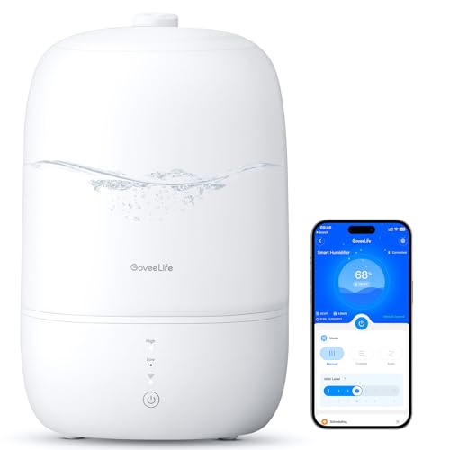 GoveeLife Smart 3L TopFill Humidifier w/ Essential Oil Diffuser