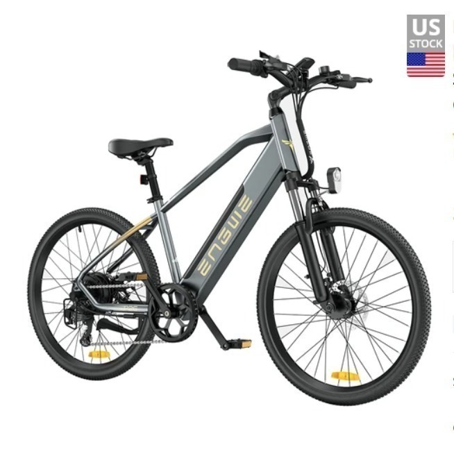 ENGWE P26 Electric Mountain Bike: 26" Tire, 500W Motor, 48V13.6Ah Battery, 28Mph Max Speed, 53 Mile Range, 7-Speed (Blue or Gray) $653.69 + Free Shipping