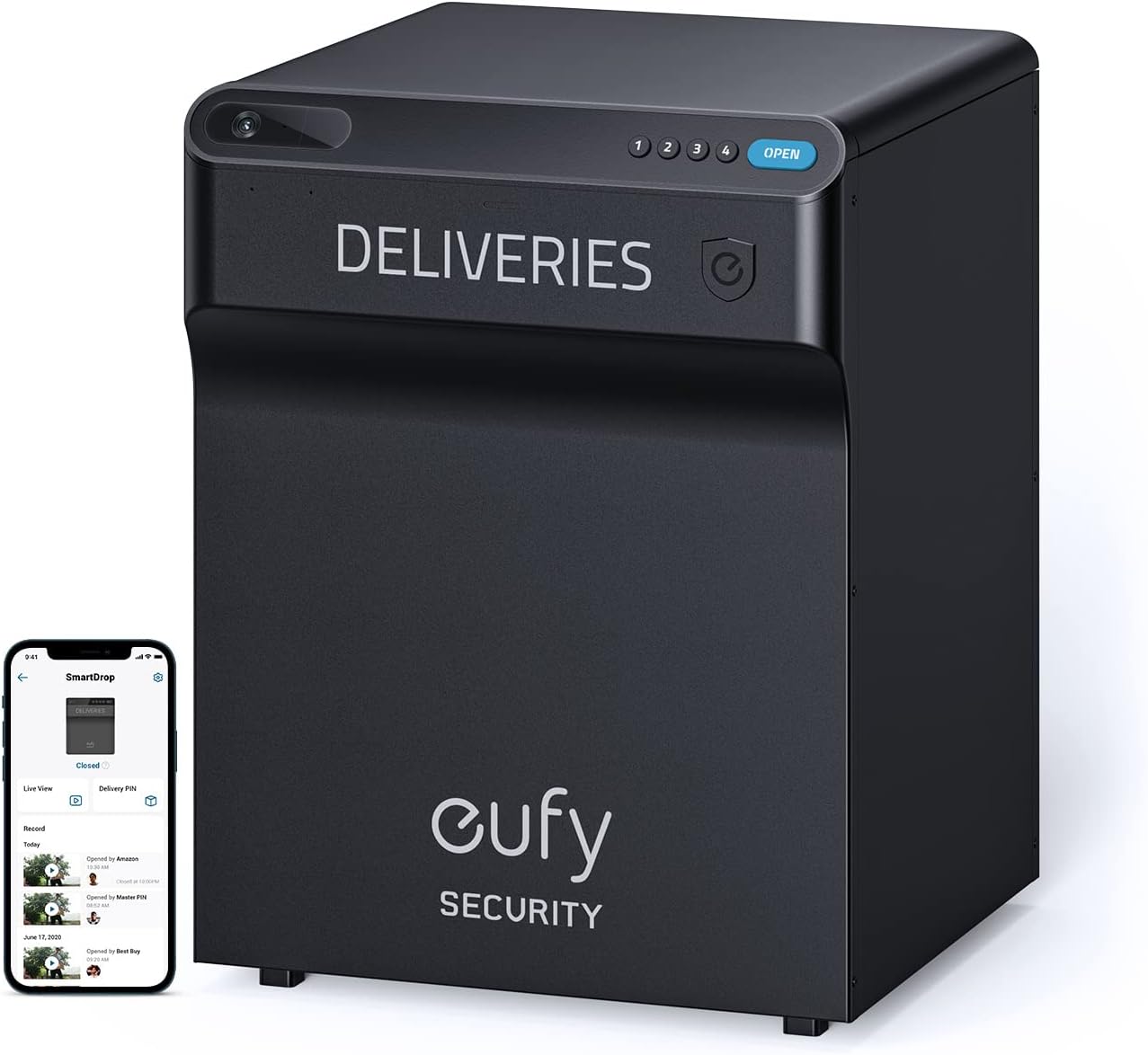 Eufy Security SmartDrop: Secure Delivery Drop Box w/ Built-in 1080P Camera & 2-Way Audio $160 + Free Shipping