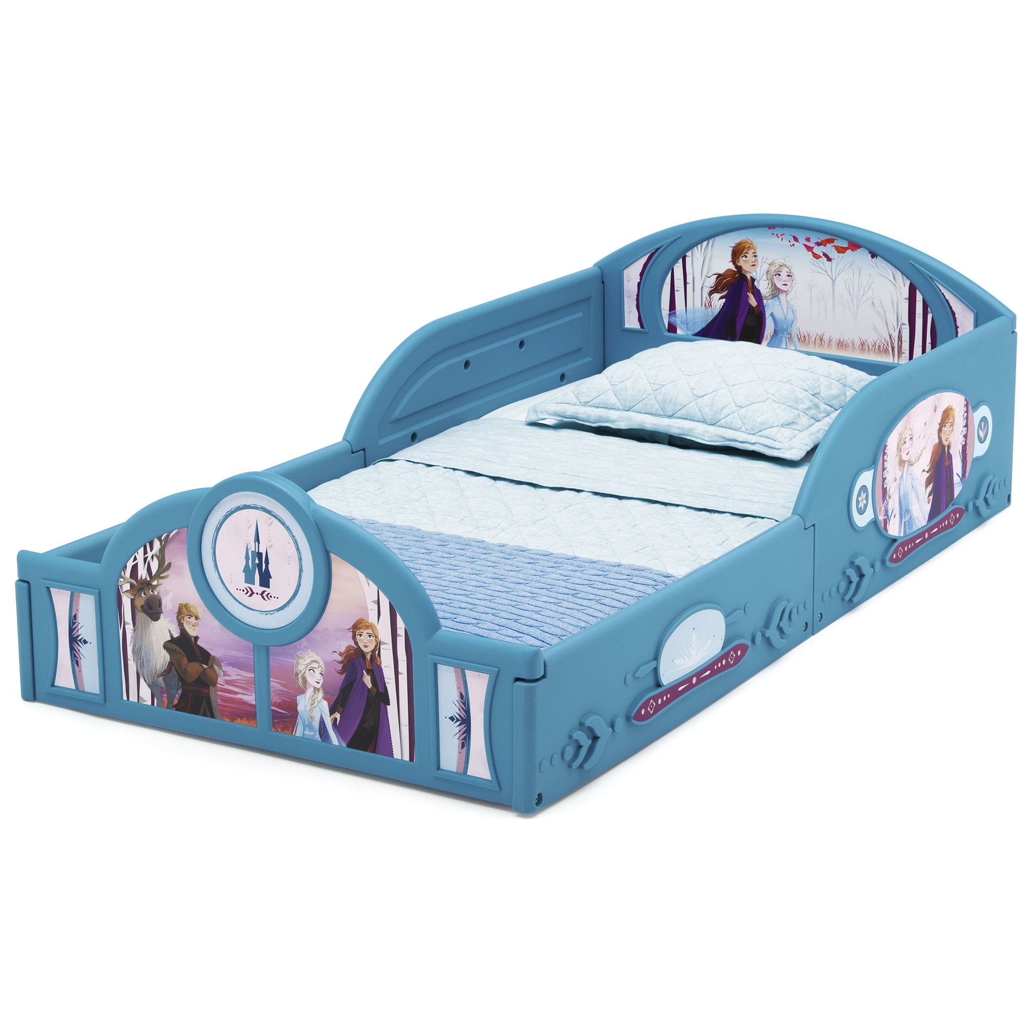Disney Frozen II Sleep & Play Toddler Bed 45, Frozen Toddler Canopy Bed 75 + Free Shipping