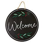 2-Sided Holiday Welcome Sign $4 + Free Shipping w/ Walmart+ or $35+ orders